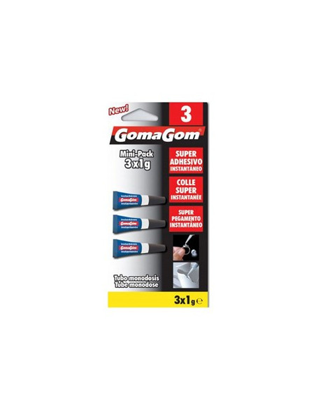 Cola Rápida 1g Instantânea Blister 3un