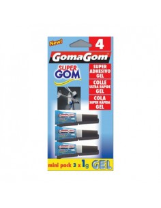 Cola Rápida 1g Instantânea Gel Mini Pack Blister 3un