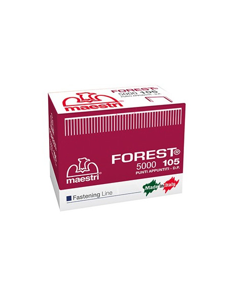 Agrafo 105 Forest (5mm) para Rocamatica 114 Cx. 5000un