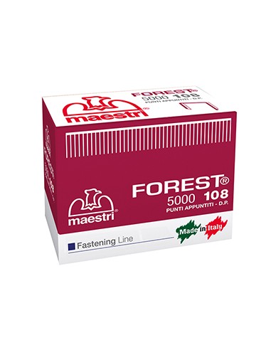 Agrafo 108 Forest (8mm) para Rocamatica 114 Cx. 5000un