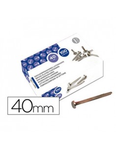 Ataches Latão 40mm N.8 100un