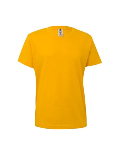 T-Shirt Criança Algodão 155g Amarelo Tamanho 1/2