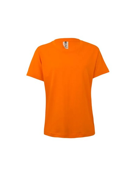 T-Shirt Criança Algodão 155g Laranja Tamanho 5/6