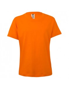 T-Shirt Criança Algodão 155g Laranja Tamanho 7/8