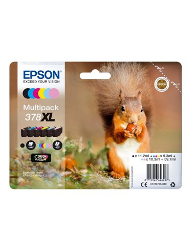 Tinteiro Expression Photo XP8000 Nº378XL Multi-Pack 6 Cores