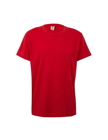 T-Shirt Criança Algodão 155g Vermelho Tamanho 1/2