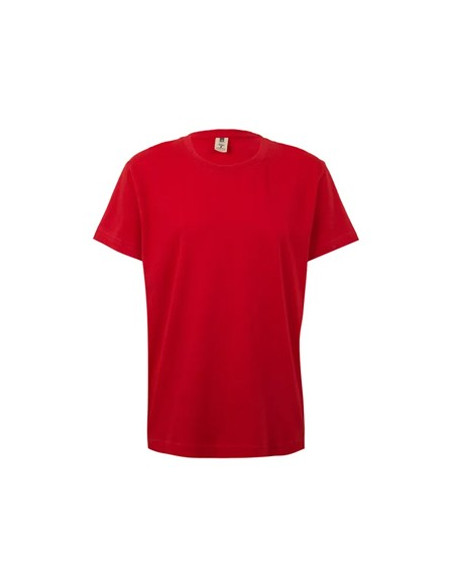 T-Shirt Criança Algodão 155g Vermelho Tamanho 3/4