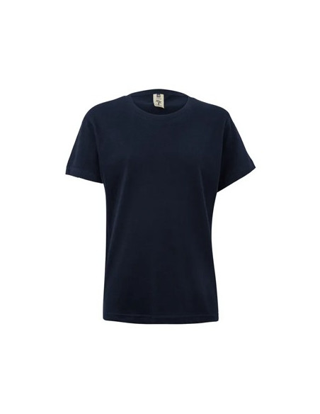 T-Shirt Criança Algodão 155g Azul Navy Tamanho 1/2