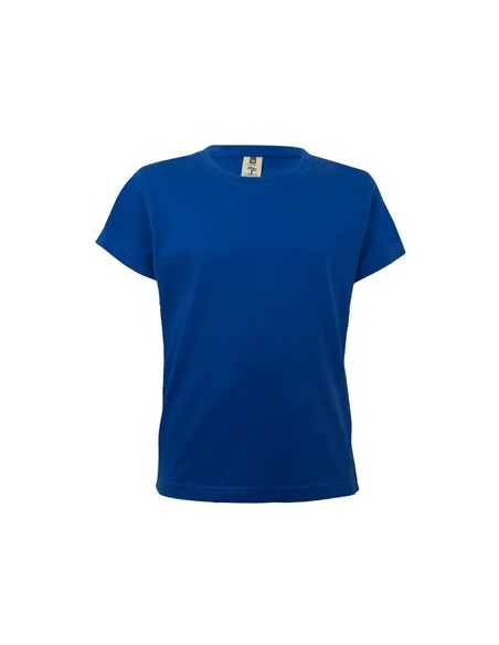 T-Shirt Criança Algodão 155g Azul Índigo Tamanho 5/6
