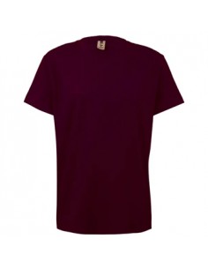 T-Shirt Criança Algodão 155g Bordeaux Tamanho 12/14
