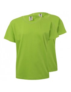 T-Shirt Criança Algodão 155g Lima Tamanho 3/4 Pack 2un