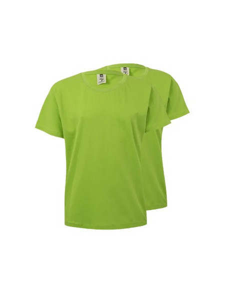 T-Shirt Criança Algodão 155g Lima Tamanho 3/4 Pack 2un