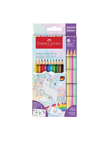 Lapis Cor 18cm Faber Castell Grip Special Edition 10+3un