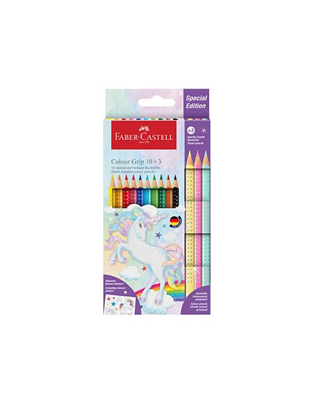 Lapis Cor 18cm Faber Castell Grip Special Edition 10+3un