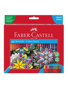 Lapis Cor 18cm Faber Castell Arte Terapia Cx Cartão 60un