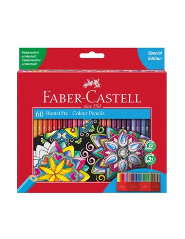 Lapis Cor 18cm Faber Castell Arte Terapia Cx Cartão 60un