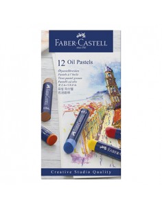 Lápis Pastel a Óleo Faber Castell Cx 12un