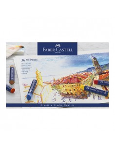 Lápis Pastel a Óleo Faber Castell Cx 36un