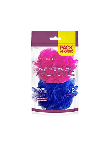 Esponja de Banho Suavipiel Active Sense Pack 2un