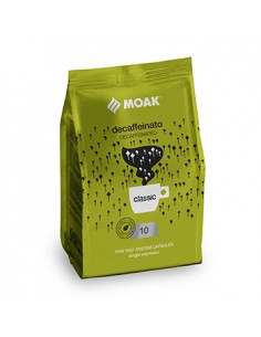 Café Cápsulas ForYou MOAK Descafeinado Classico 100un