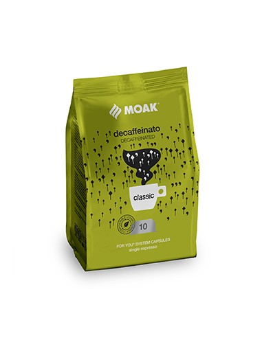 Café Cápsulas ForYou MOAK Descafeinado Classico 100un