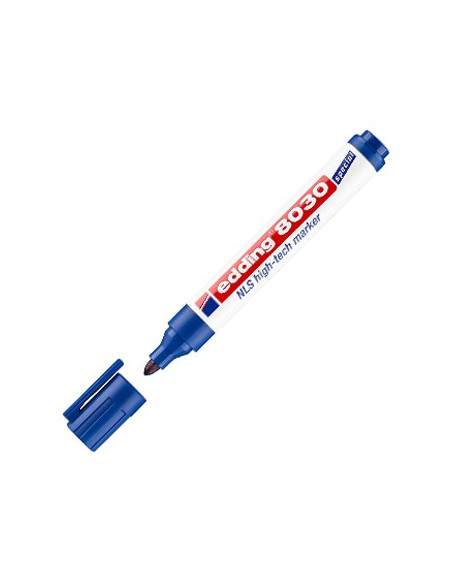 Marcador Permanente Médio Azul 1,5-3mm Edding 8030 1un