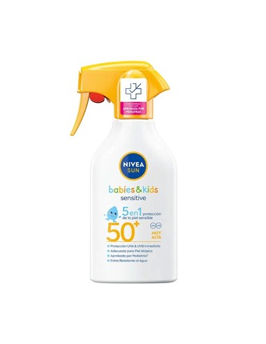 Protetor Solar SPF50+ Nivea Sun Babies & Kids 5in1 270ml