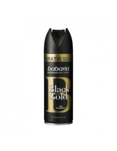 Desodorizante Spray Babaria Men Black Gold 150ml+50ml