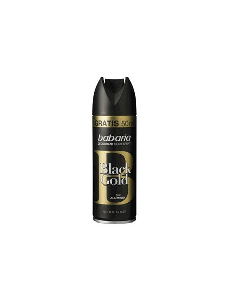 Desodorizante Spray Babaria Men Black Gold 150ml+50ml