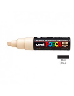 Marcador Uniball Posca PC8K 8,0mm Bege -1un