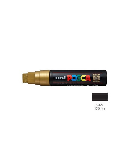 Marcador Uniball Posca PC-17K 15,0mm Ouro 1un
