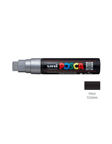 Marcador Uniball Posca PC-17K 15,0mm Prata 1un