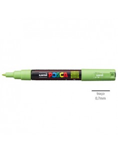 Marcador Uniball Posca PC-1M 0,7mm Verde Maçã 1un