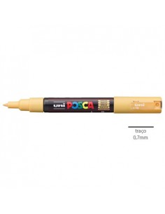 Marcador Uniball Posca PC-1M 0,7mm Apricot 1un