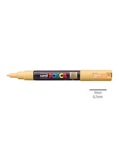 Marcador Uniball Posca PC-1M 0,7mm Apricot 1un