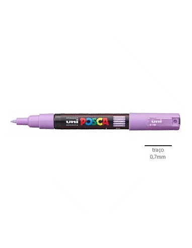 Marcador Uniball Posca PC-1M 0,7mm Lavanda 1un