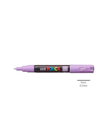 Marcador Uniball Posca PC-1M 0,7mm Lavanda 1un