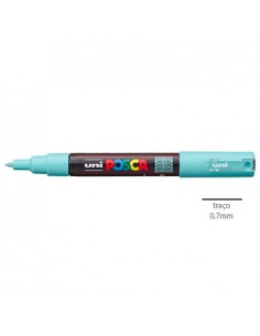 Marcador Uniball Posca PC-1M 0,7mm Verde Aqua 1un
