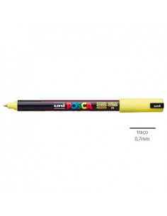 Marcador Uniball Posca PC-1MR 0,7mm Amarelo Sunshine 1un