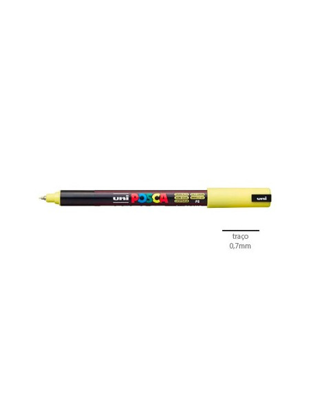 Marcador Uniball Posca PC-1MR 0,7mm Amarelo Sunshine 1un