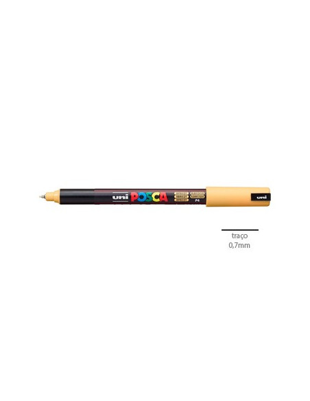 Marcador Uniball Posca PC-1MR 0,7mm Apricot 1un