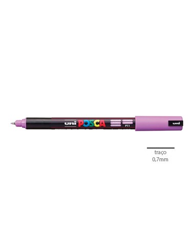 Marcador Uniball Posca PC-1MR 0,7mm Lavanda 1un