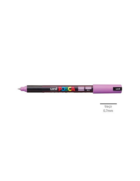 Marcador Uniball Posca PC-1MR 0,7mm Lavanda 1un