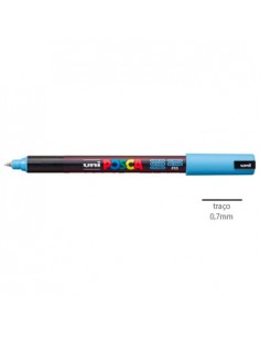 Marcador Uniball Posca PC-1MR 0,7mm Azul Glaciar 1un