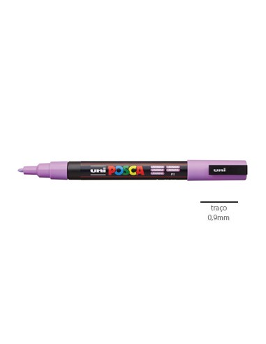 Marcador Uniball Posca PC-3M 0,9mm Lavanda 1un