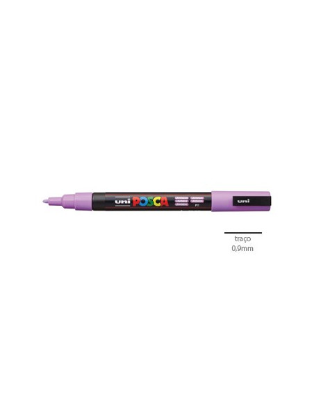 Marcador Uniball Posca PC-3M 0,9mm Lavanda 1un