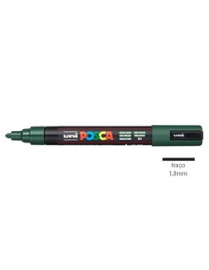 Marcador Uniball Posca PC-5M 1,8mm Verde Ingles 1un