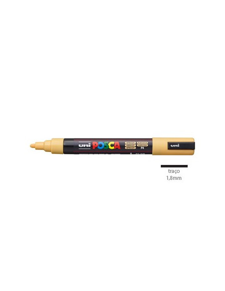 Marcador Uniball Posca PC-5M 1,8mm Apricot 1un
