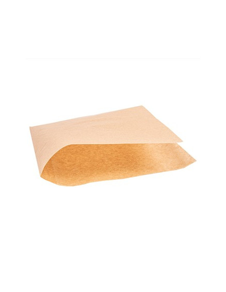 Sacos Papel Anti-Gordura (Abertos) 38g 16x16,5cm Kraft 500un