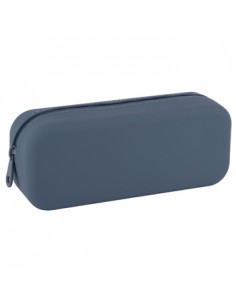 Estojo Silicone Up North com Fecho Azul Cinza Apli